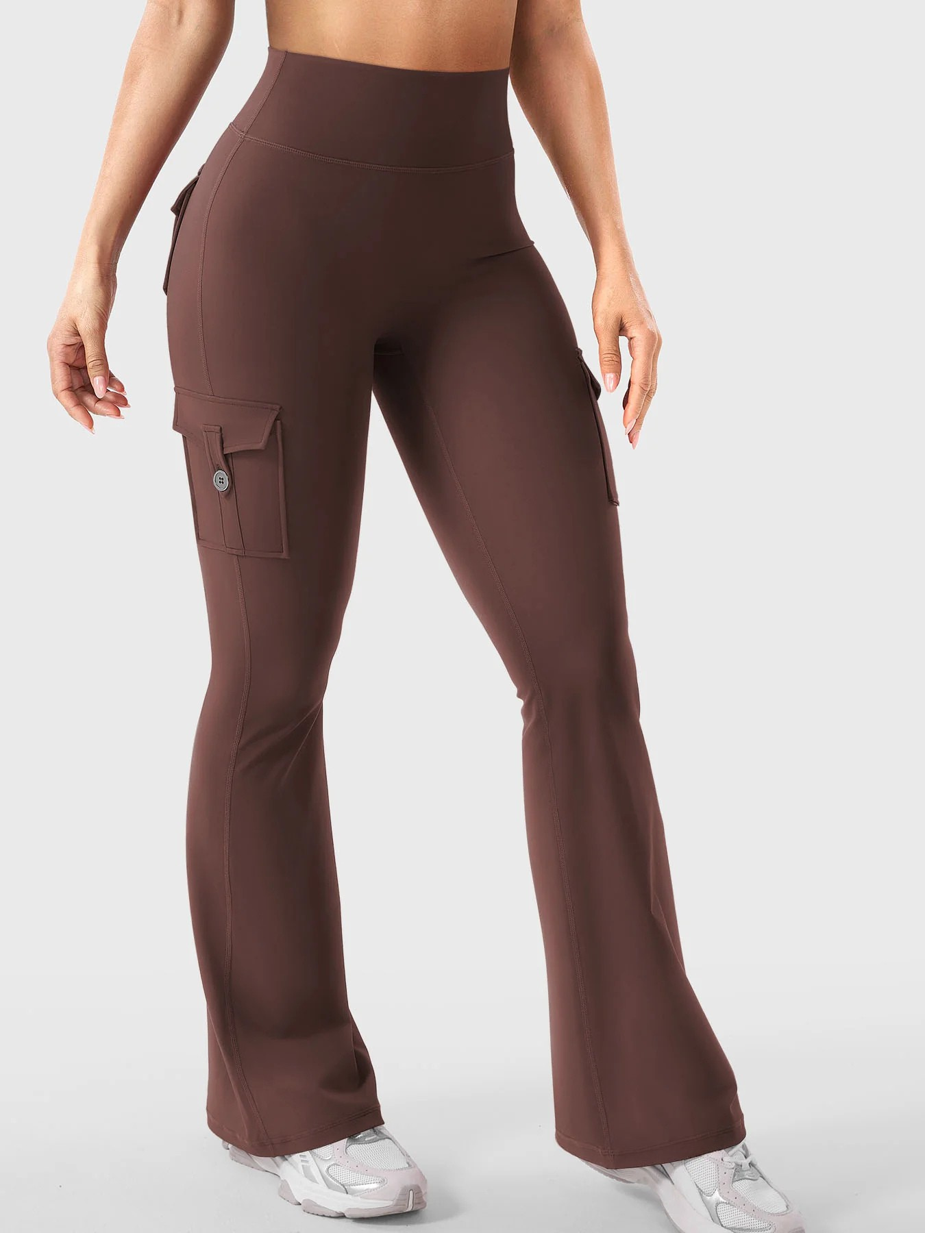 FlexFlare | Cargo Legging - Chocolade