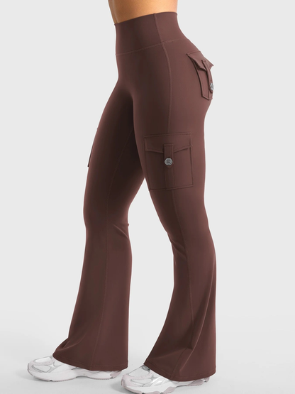 FlexFlare | Cargo Legging - Chocolade