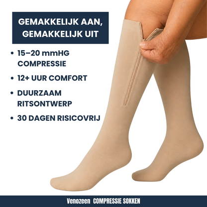 Venozeen | Compressiekous met zijrits