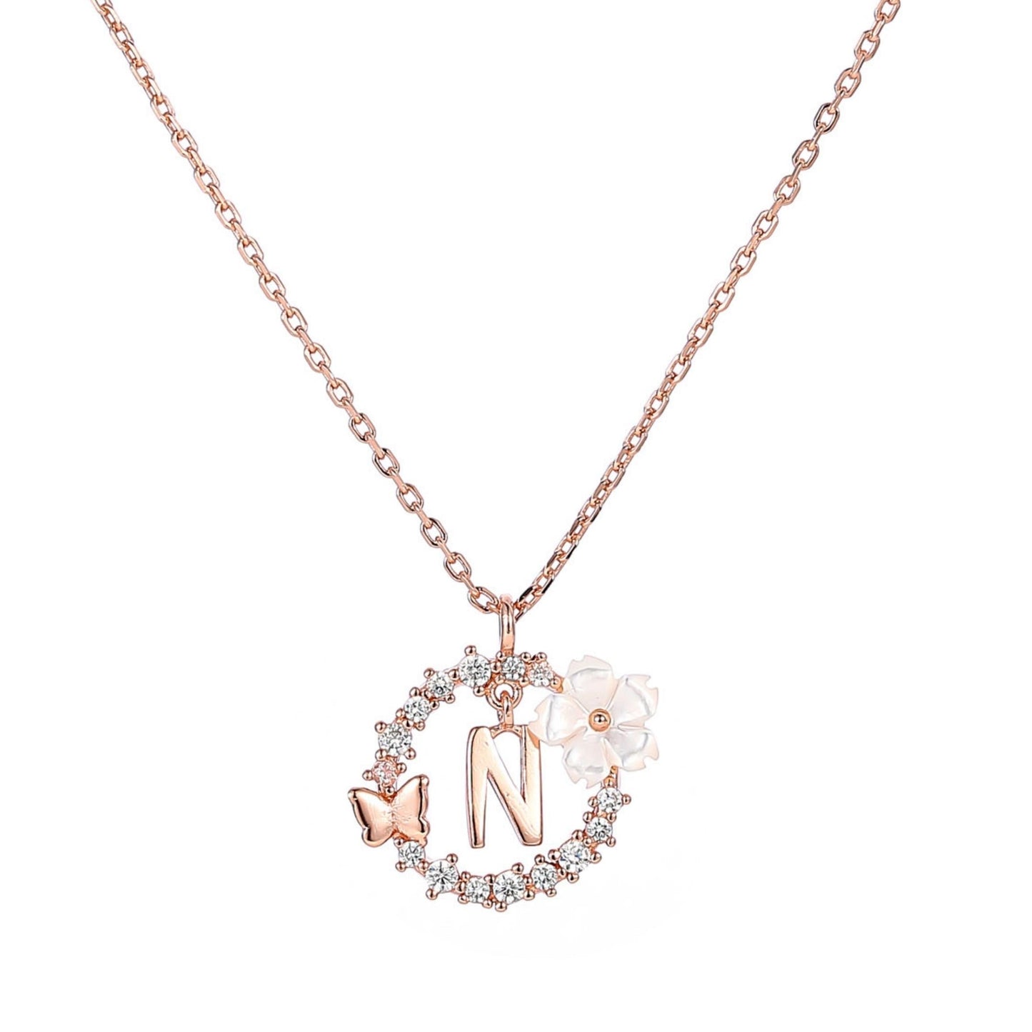 CharmGem | Sierlijke ketting met initiaal