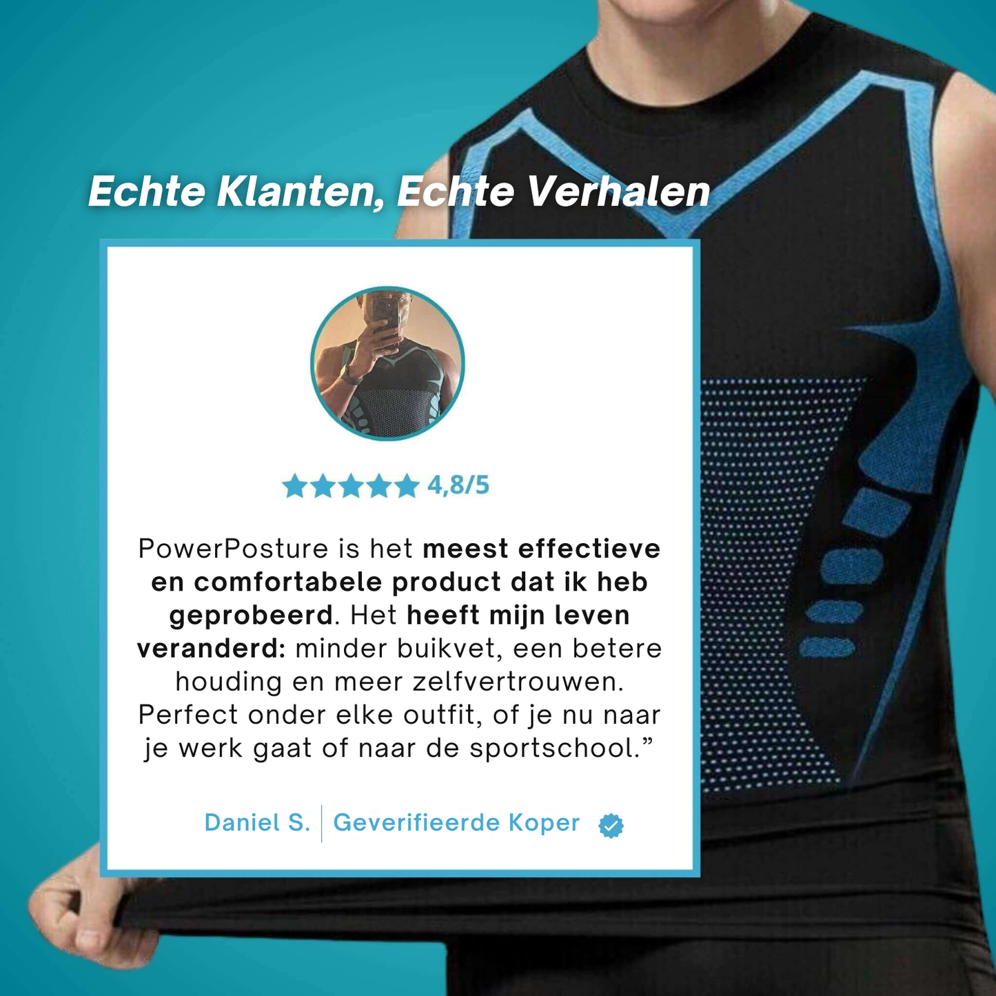 PowerPosture | Corrigerend Compressie Shirt