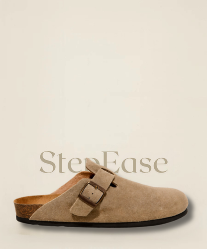 StepEase | Suède comfort-clog