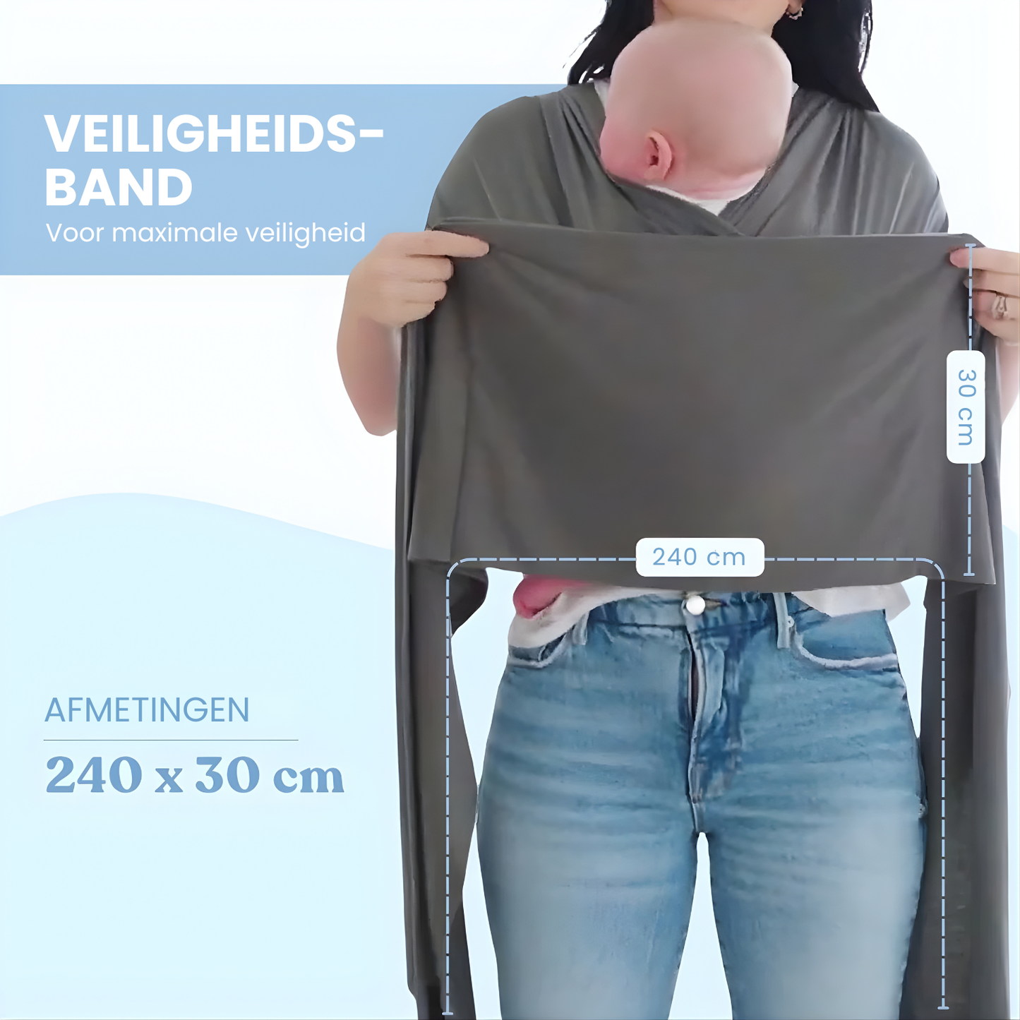 SnuggleWrap | Draag je baby comfortabel dicht bij je