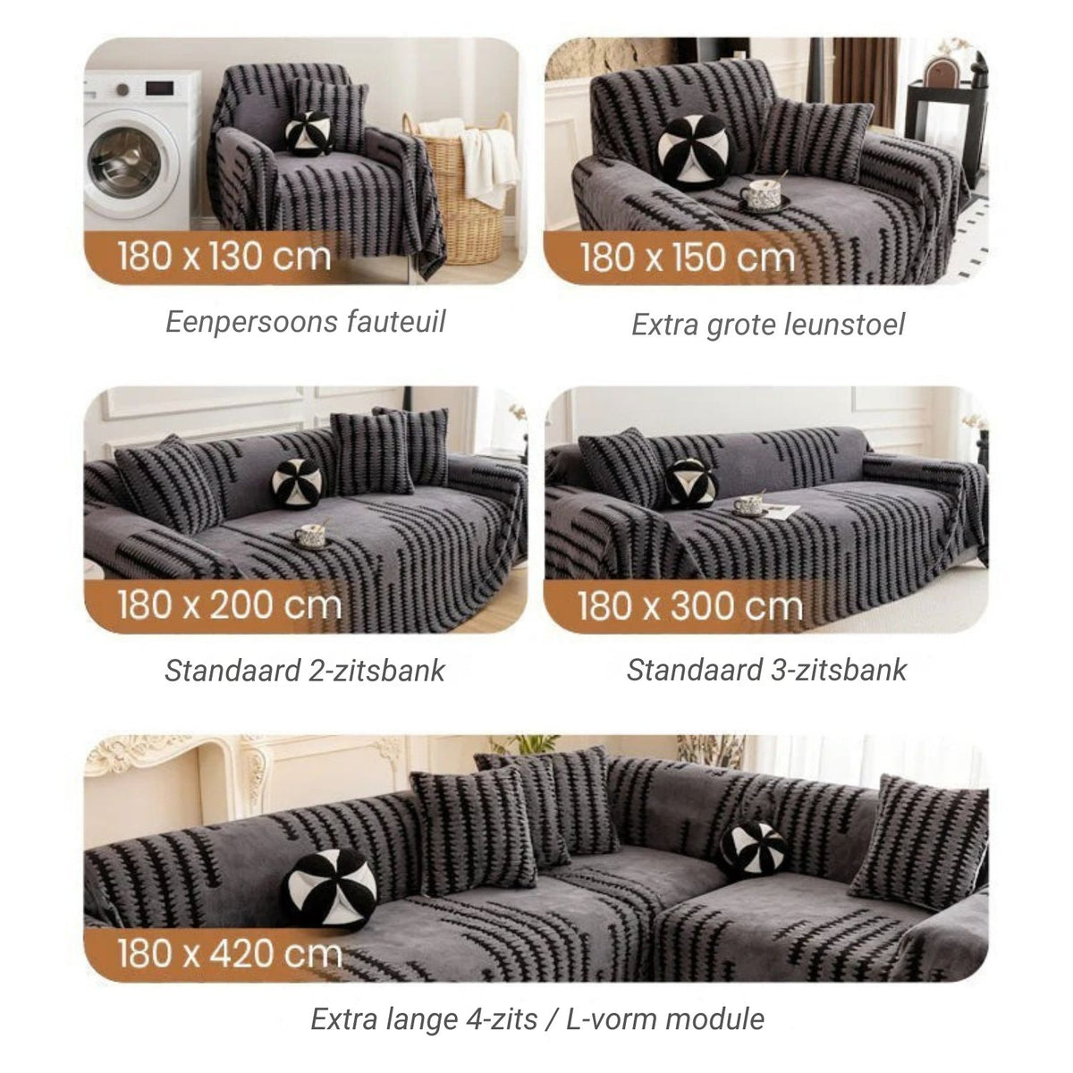 CozyShield Bankhoes – Warm, Antislip en Zacht Pluche Winterontwerp