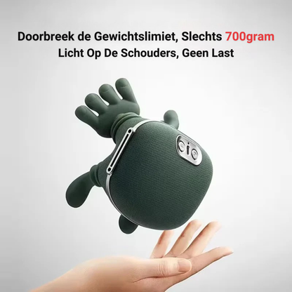 Pulse Mini Slimme Nek- en Schoudermassageapparaat met Warmtetherapie – Ideaal Cadeau voor Ontspanning