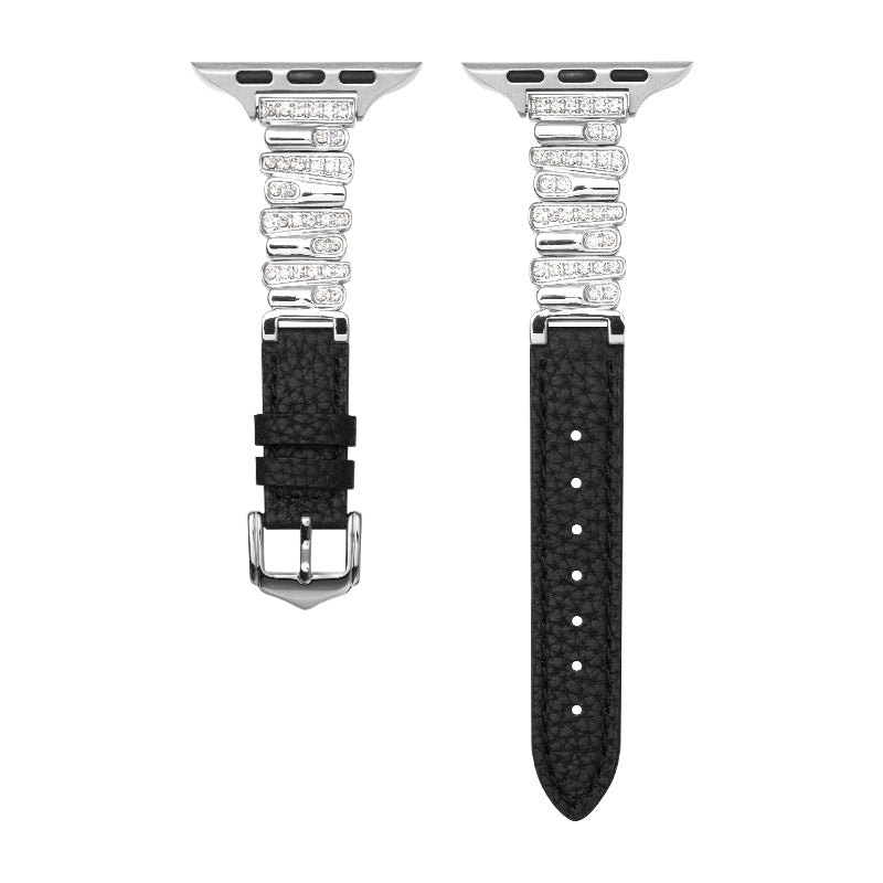 Onregelmatige Leren Band voor Apple Watch