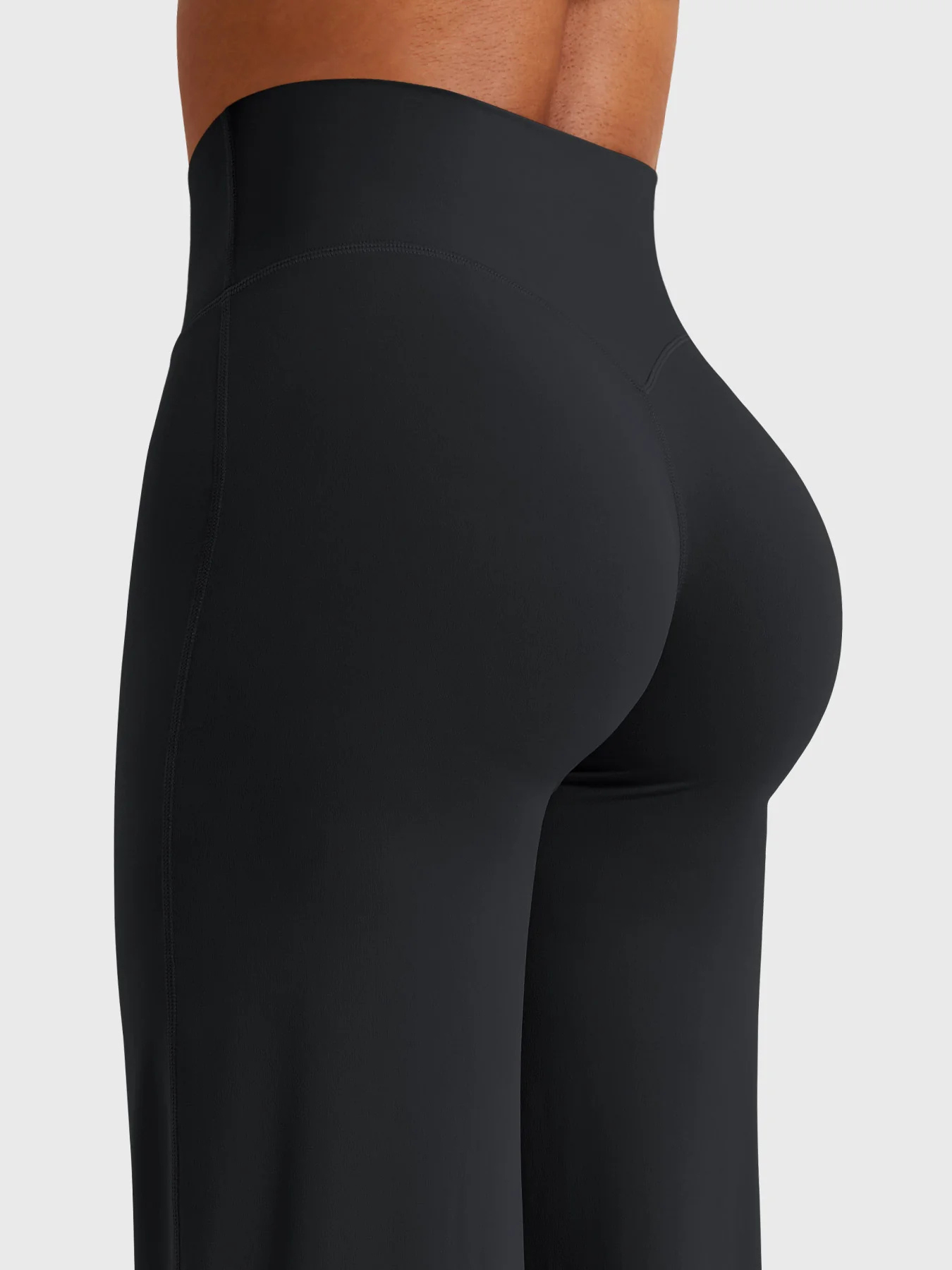 CurveFlex | Hoge Taille Straight-Leg Legging - Zwart
