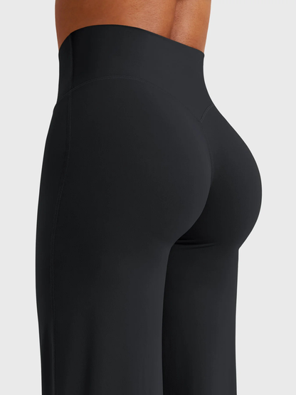 CurveFlex | Hoge Taille Straight-Leg Legging - Zwart