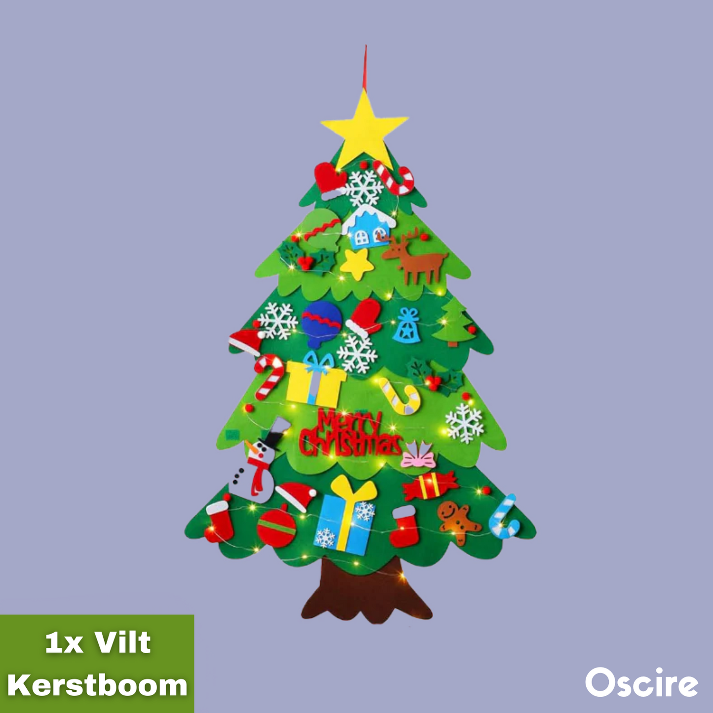 Vilt Kerstboom | Veilig Versieren!