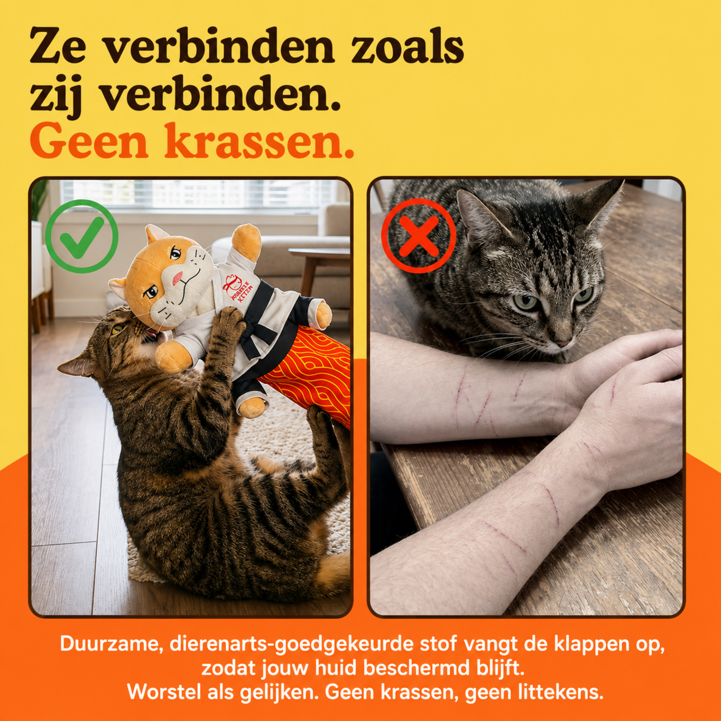 KarateKitten | Interactief kattenspeelgoed