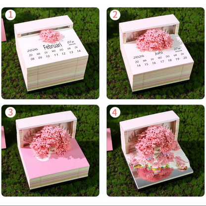 Sakura boomhuis (met licht en kalender 2026)