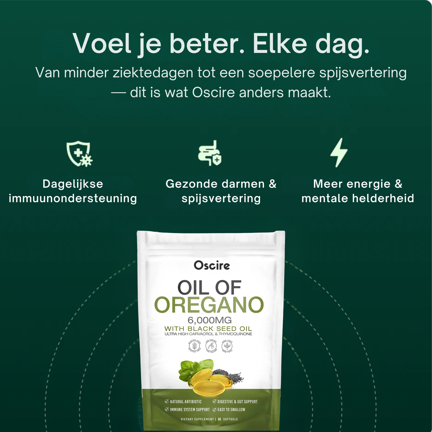 Oregano-Olie Softgels