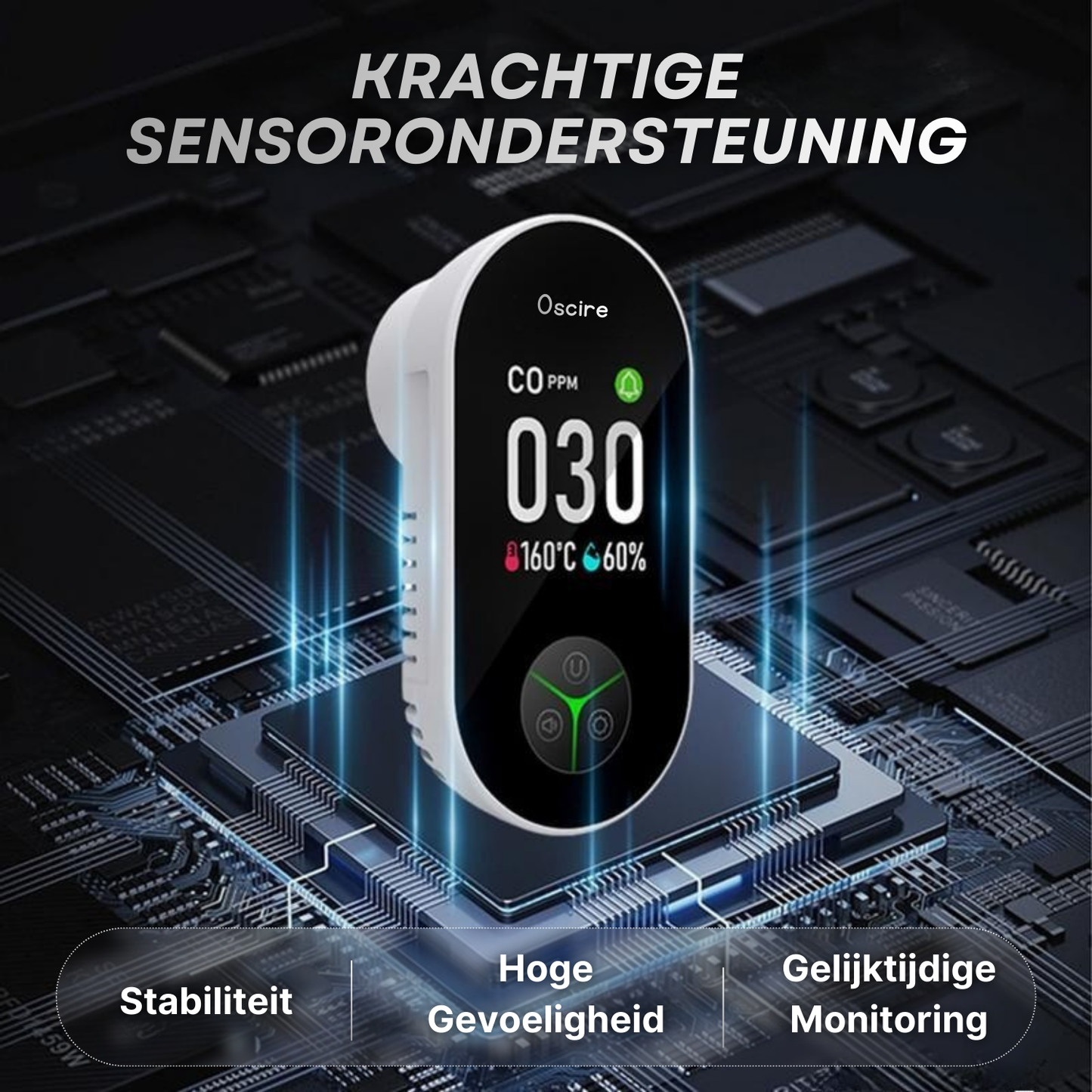 Draagbare koolmonoxidemelders & Plug-in aardgasmelder