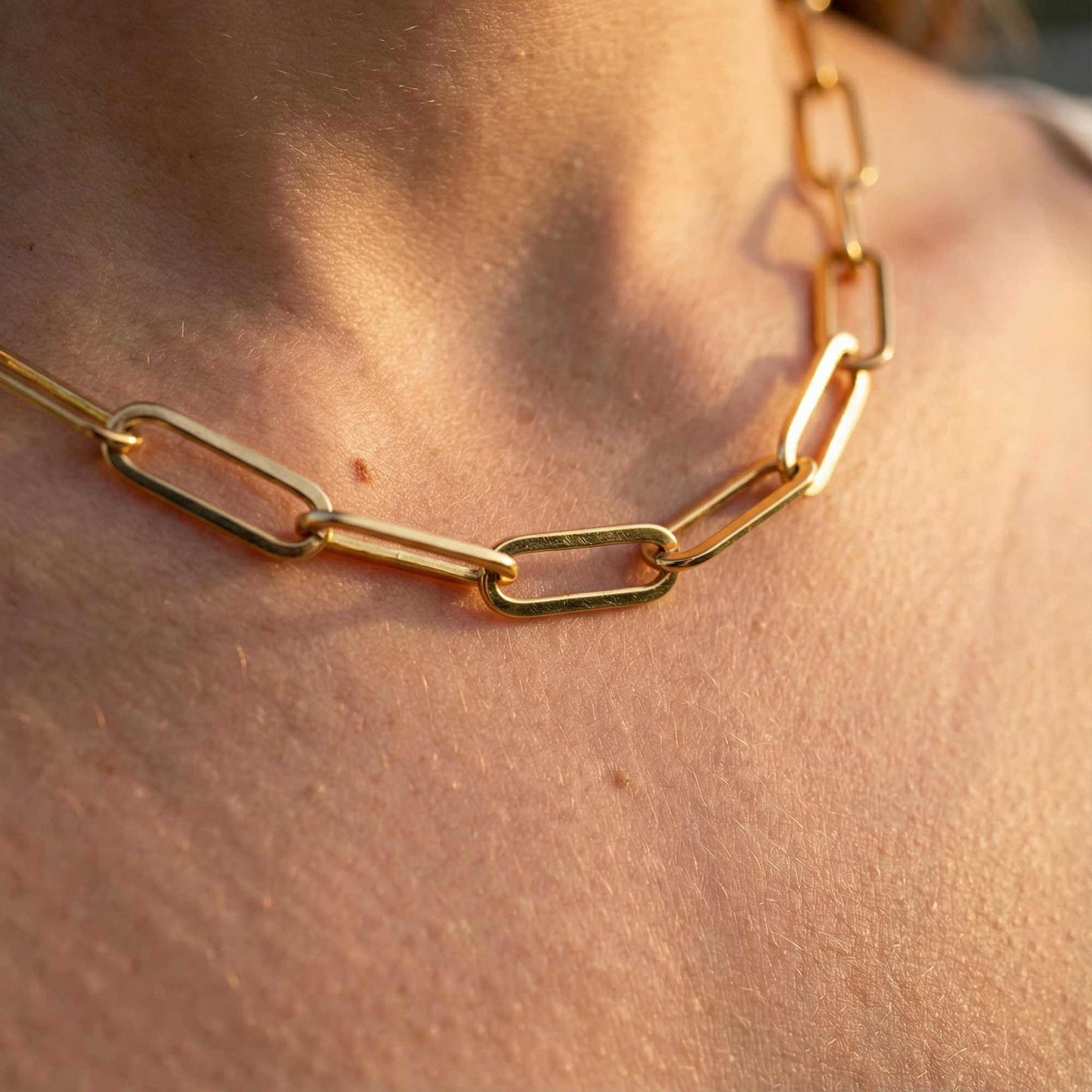 Ria-ketting met paperclipschakels