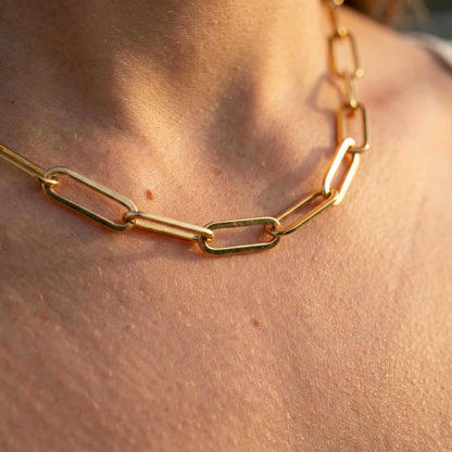 Ria-ketting met paperclipschakels