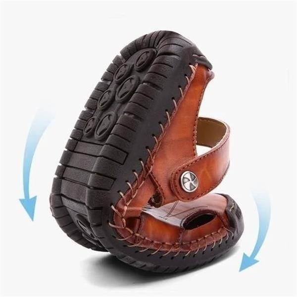 SoftStride | Handgemaakte leren sandaal