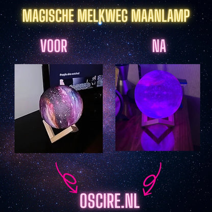 Magische Melkweg Maanlamp 1+1 GRATIS