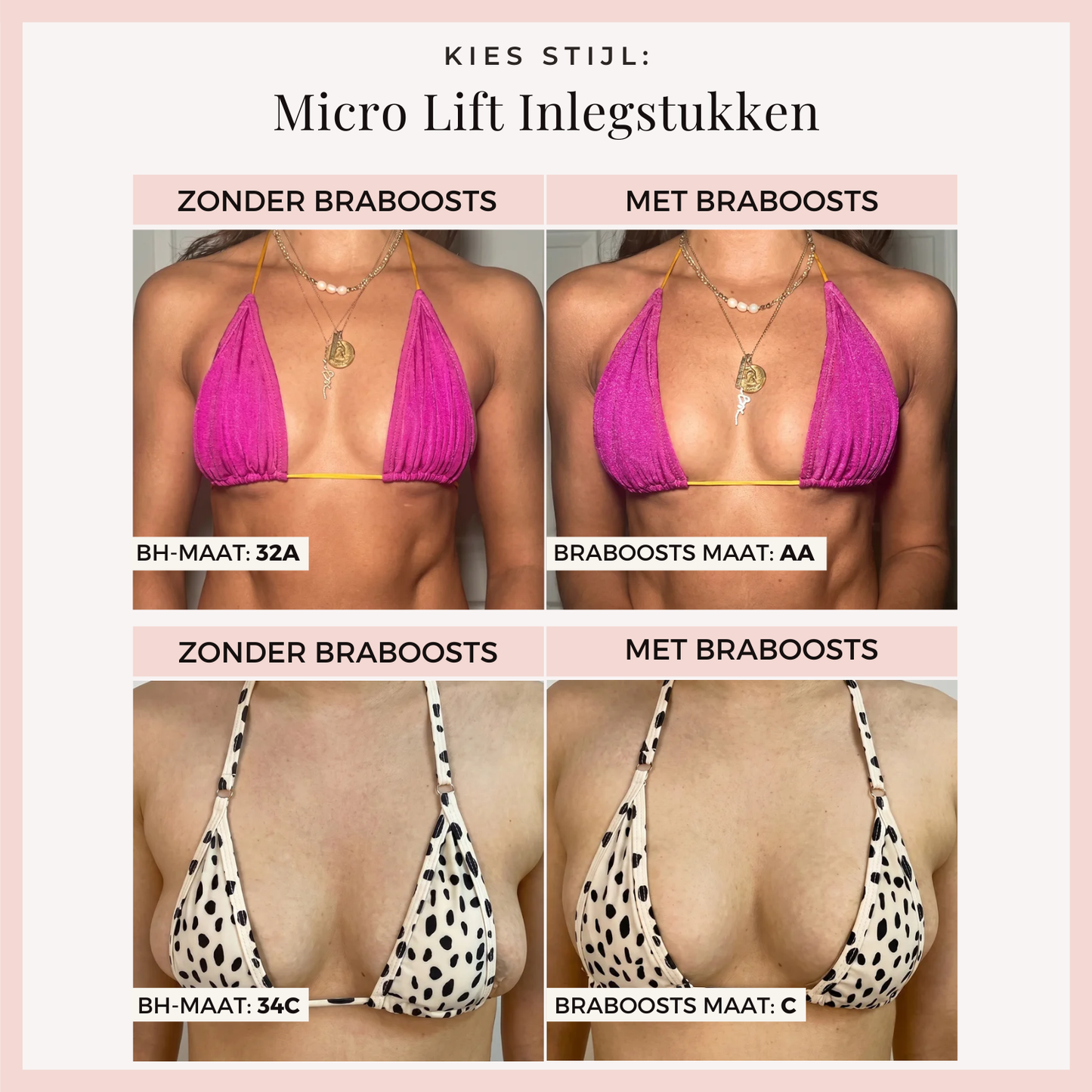 Micro lift Inserts (2 paar)