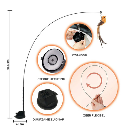 Interactieve Vogelsimulatie Katten Speelgoedset