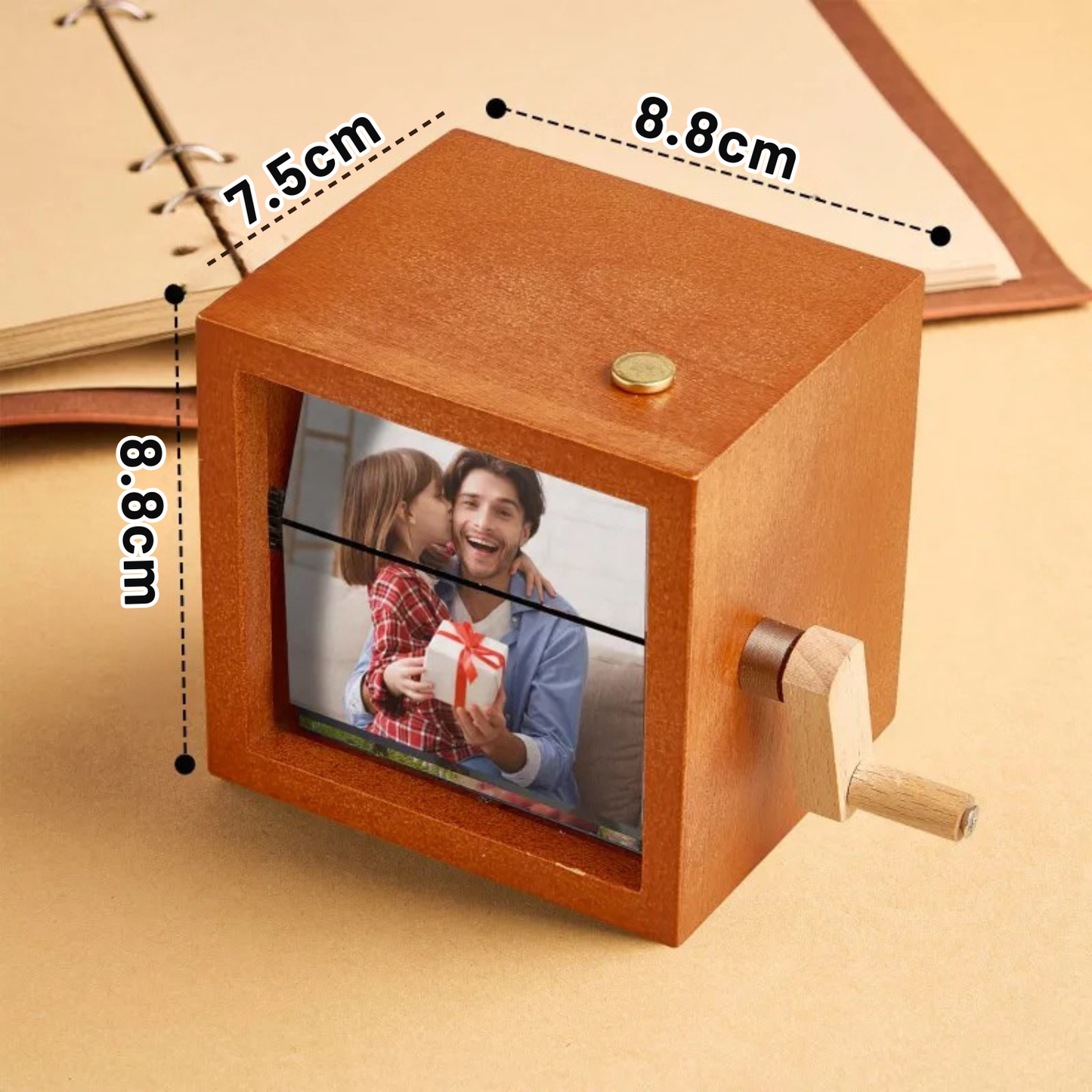 Memora | Luxe handgemaakte Flipbook-box: Jouw mooiste momenten, in beweging.