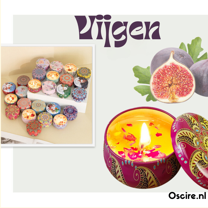 Geurkaars Cadeaubox | 4 Stuks