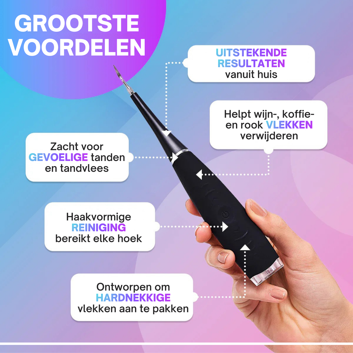BrightEase | Ultrasone Tandereiniger