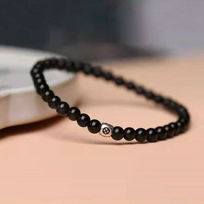 Obsidiaan Armband - Parels
