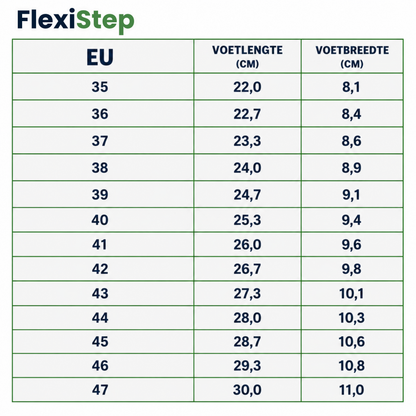 FlexiStep | Lichtgewicht schoenen geven je voeten volledige bewegingsvrijheid