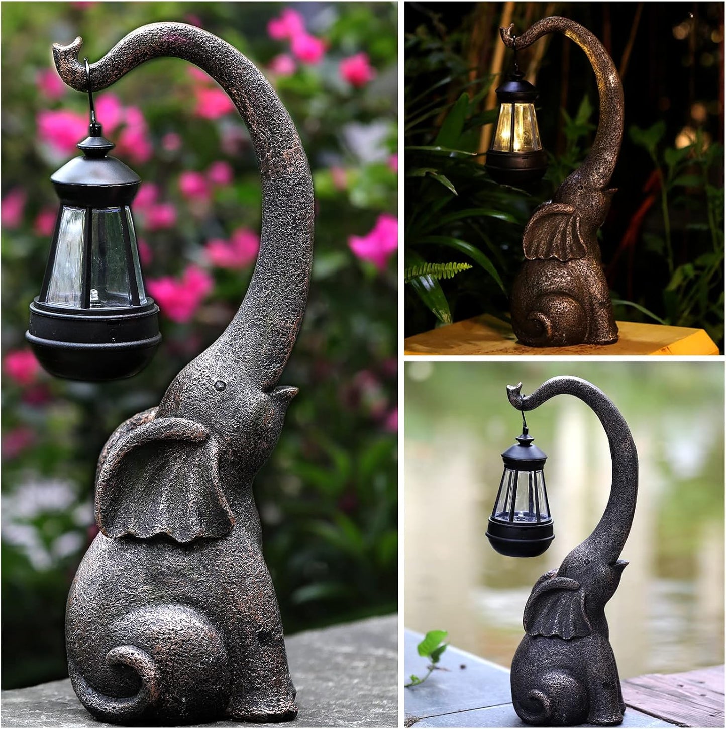 Betoverende Olifant Zonne-lamp
