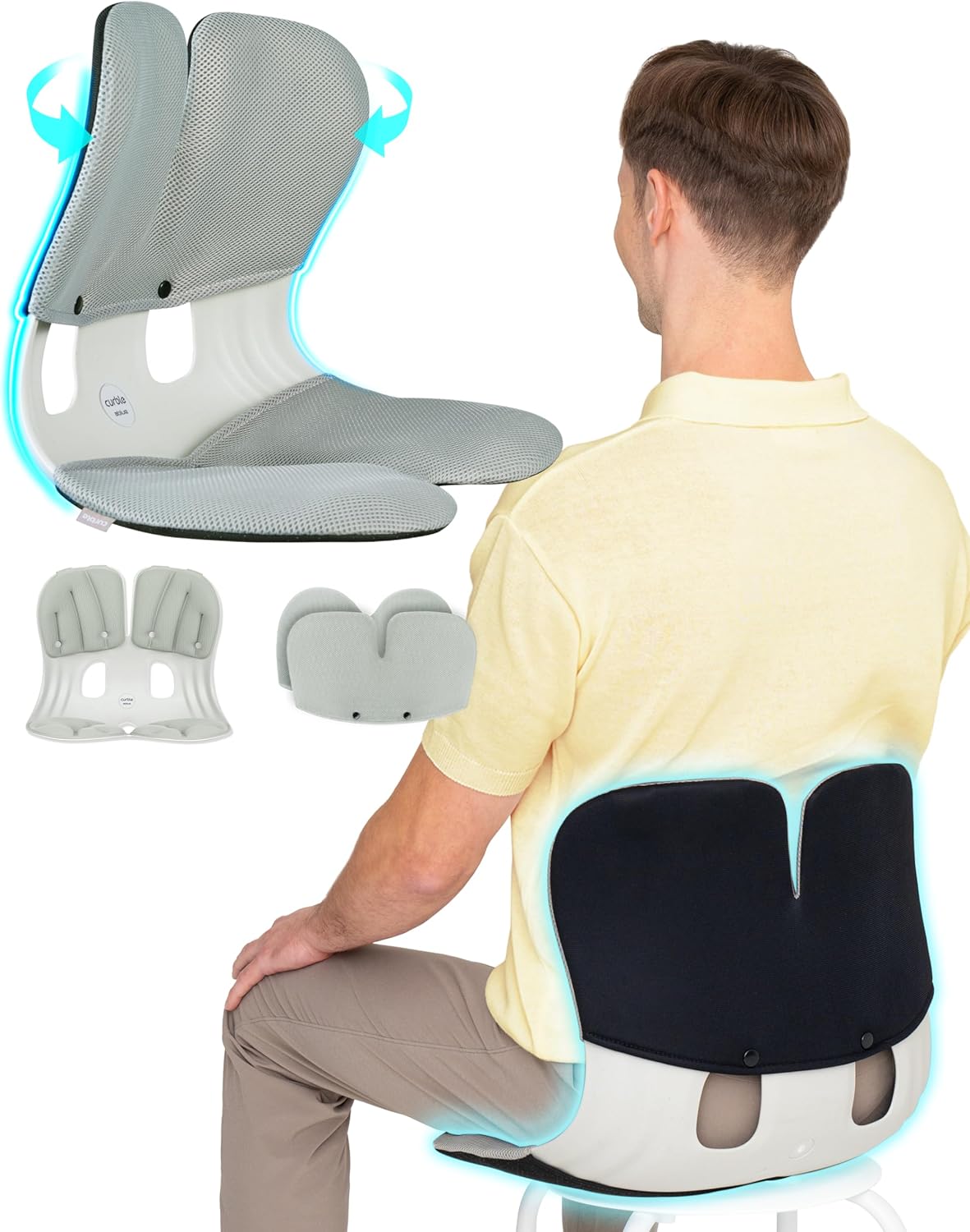 Ergonomische Comfortstoel | Verstelbare Rugsteun & Houdingscorrectie