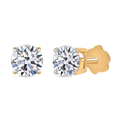 VermeilSpark | Lab-grown diamant oorknop