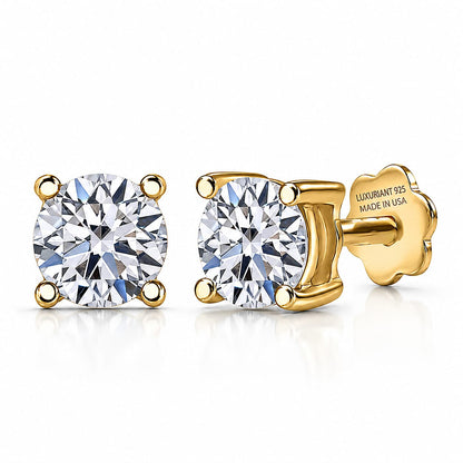 VermeilSpark | Lab-grown diamant oorknop