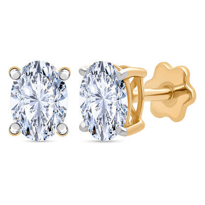 VermeilSpark | Lab-grown diamant oorknop