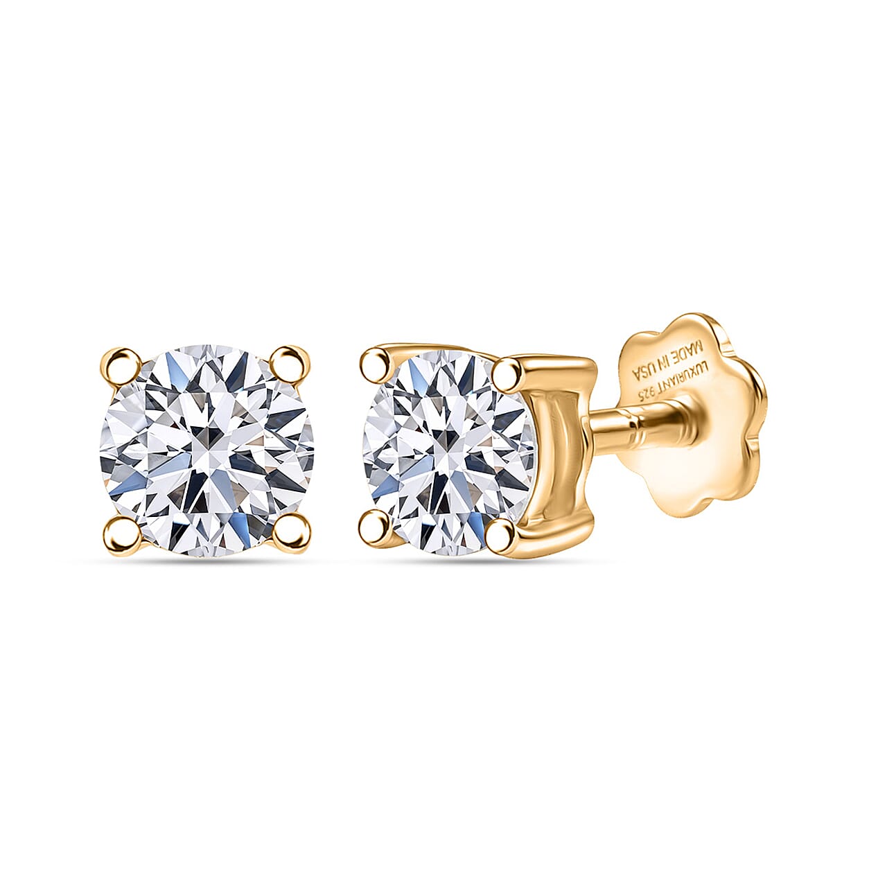 VermeilSpark | Lab-grown diamant oorknop