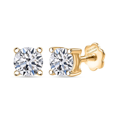 VermeilSpark | Lab-grown diamant oorknop