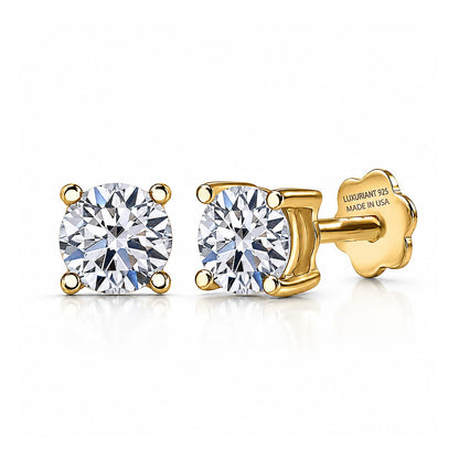 VermeilSpark | Lab-grown diamant oorknop