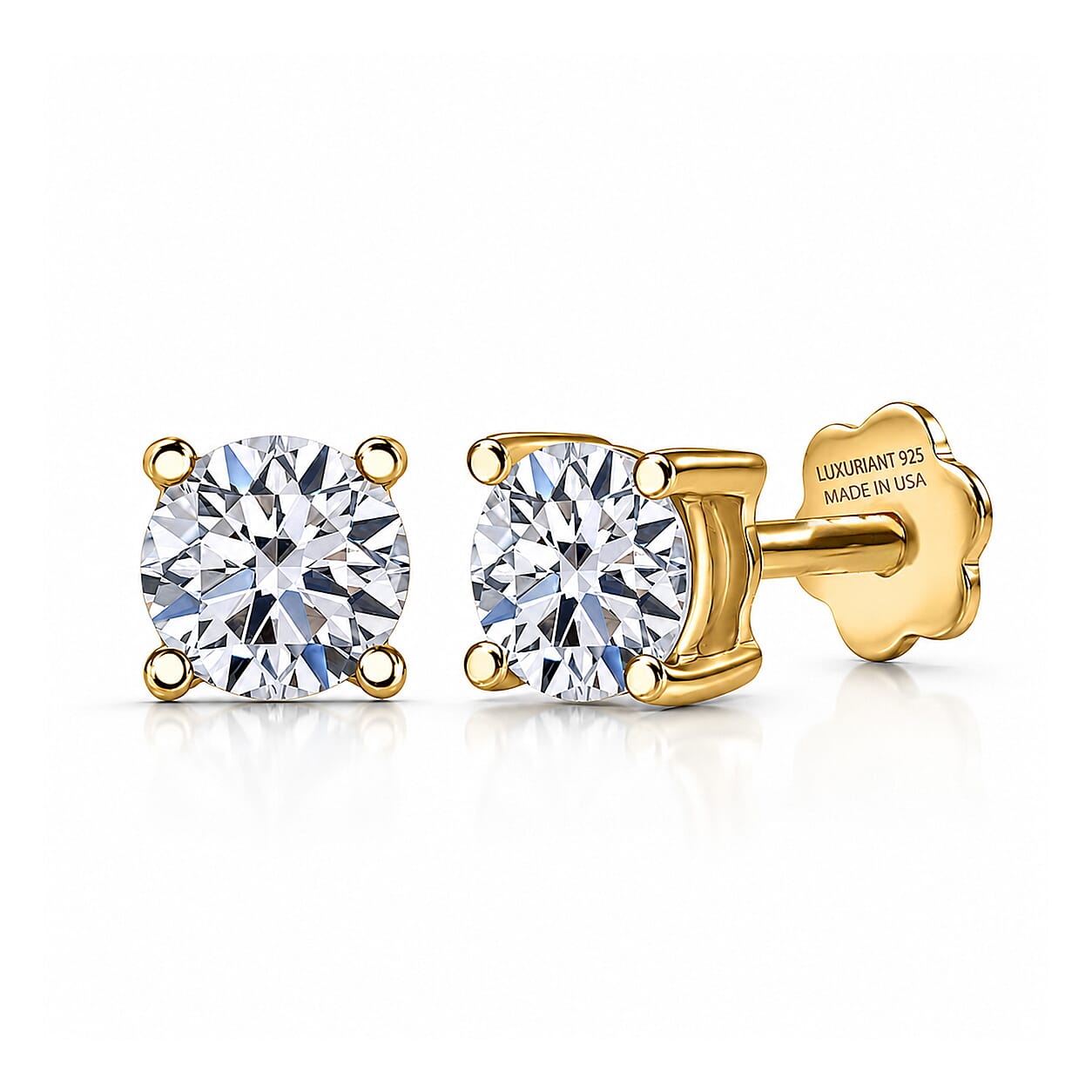 VermeilSpark | Lab-grown diamant oorknop