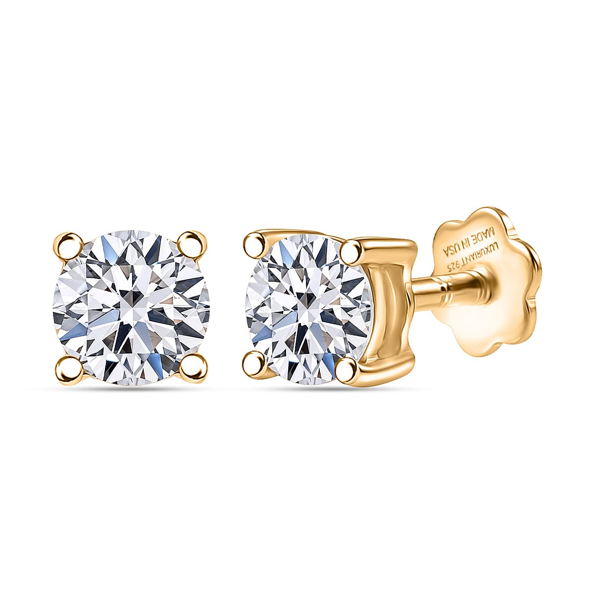 VermeilSpark | Lab-grown diamant oorknop