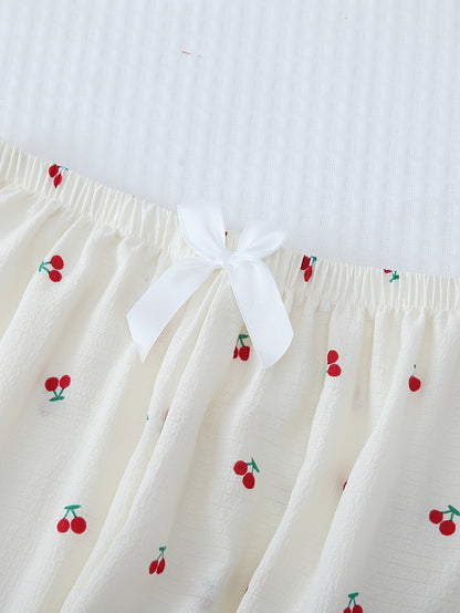 Valentijns Pyjamaset met Kersen