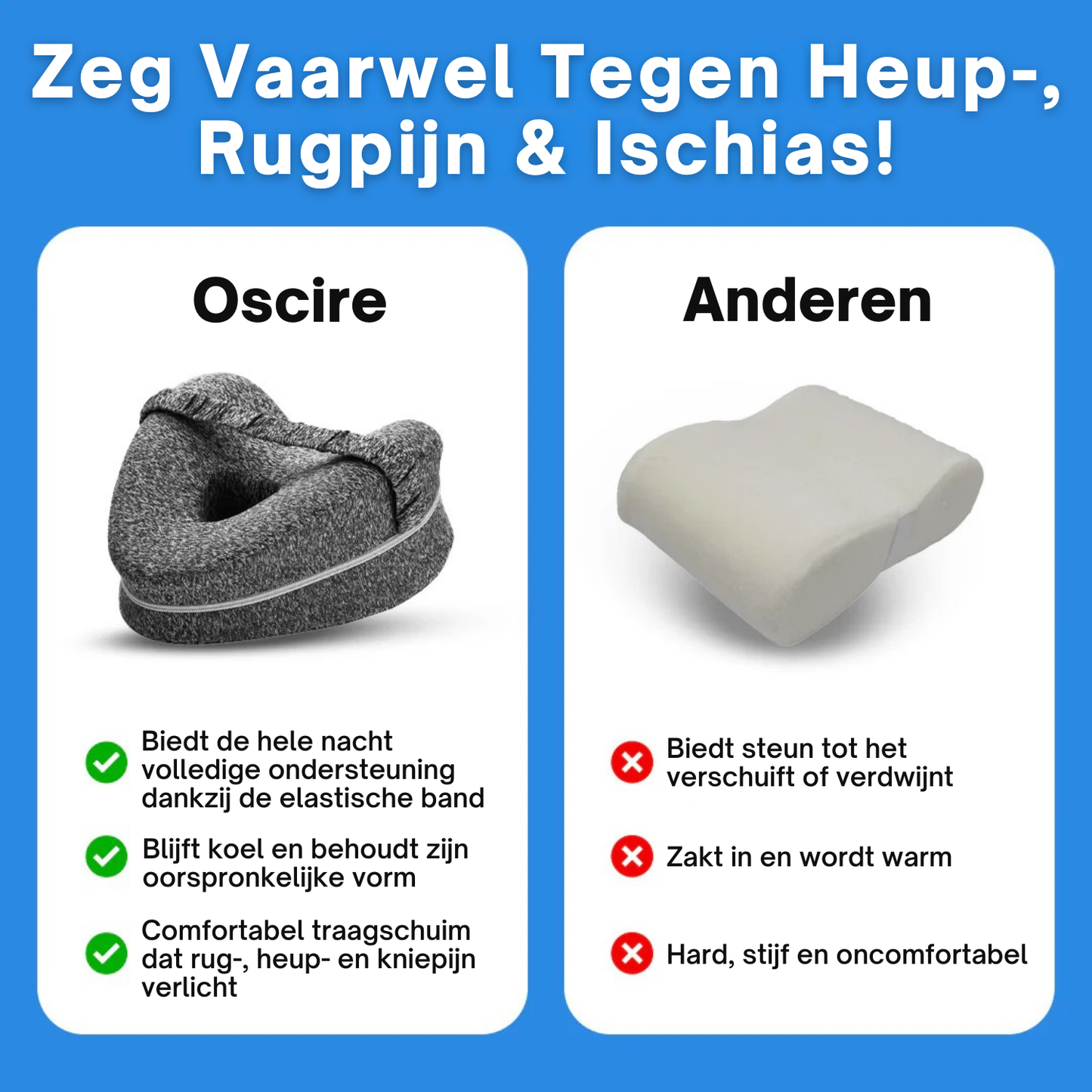 SlaapSteun | Therapeutisch Kniekussen
