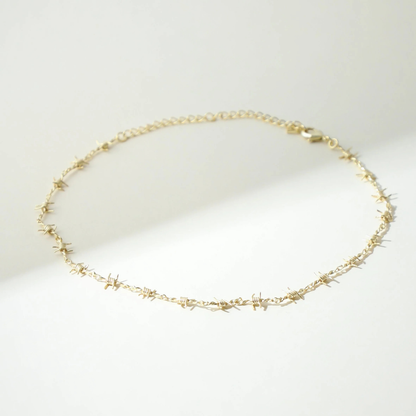 Chokeletto | Comfortabele choker met opvallend barbed wire design voor elke outfit