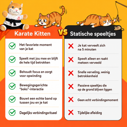 KarateKitten | Interactief kattenspeelgoed