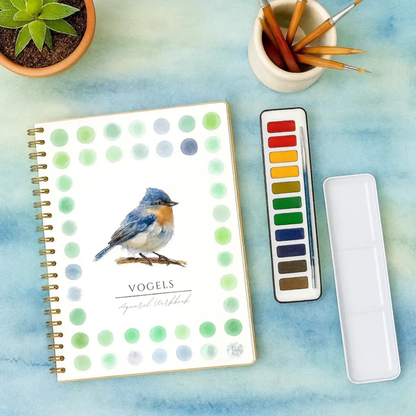 Complete aquarelboekenset – GRATIS aquarelverf en penselen inbegrepen