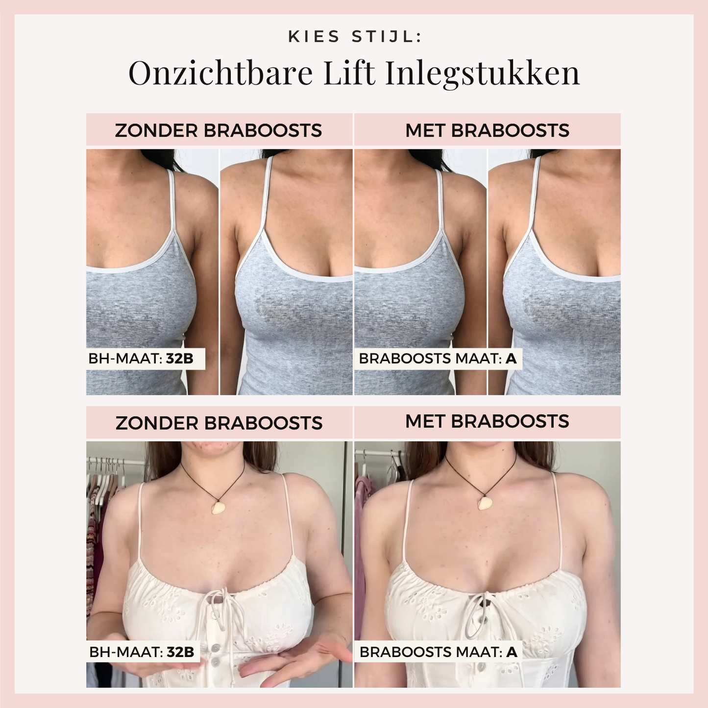 Onzichtbare lift-inzetstukken