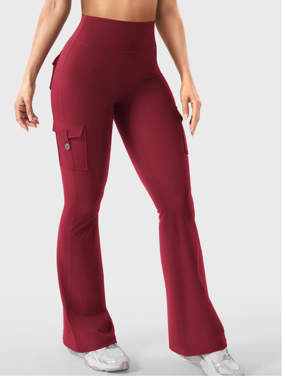 FlexFlare | Cargo Legging - Wijnrood
