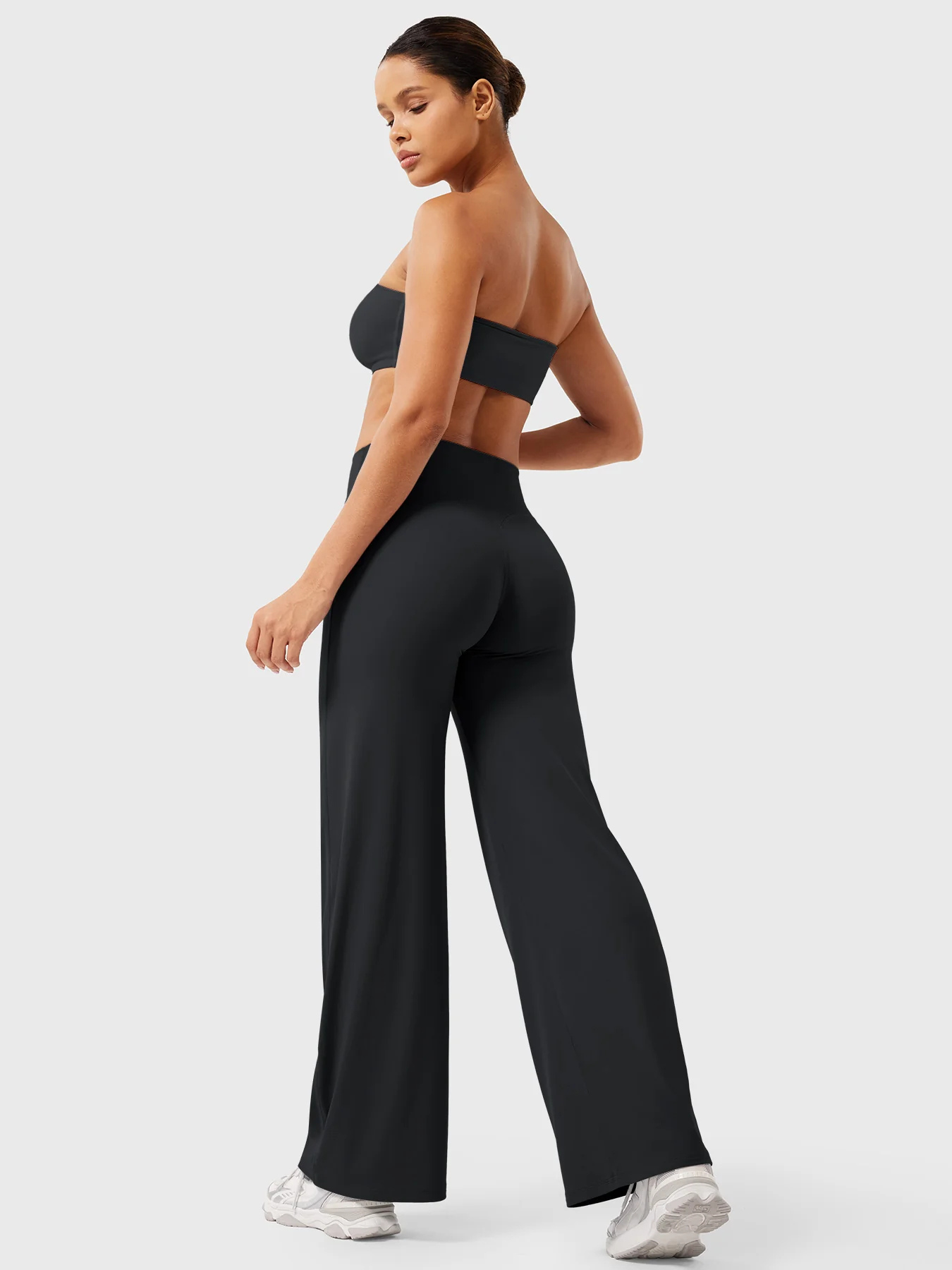 CurveFlex | Hoge Taille Straight-Leg Legging - Zwart