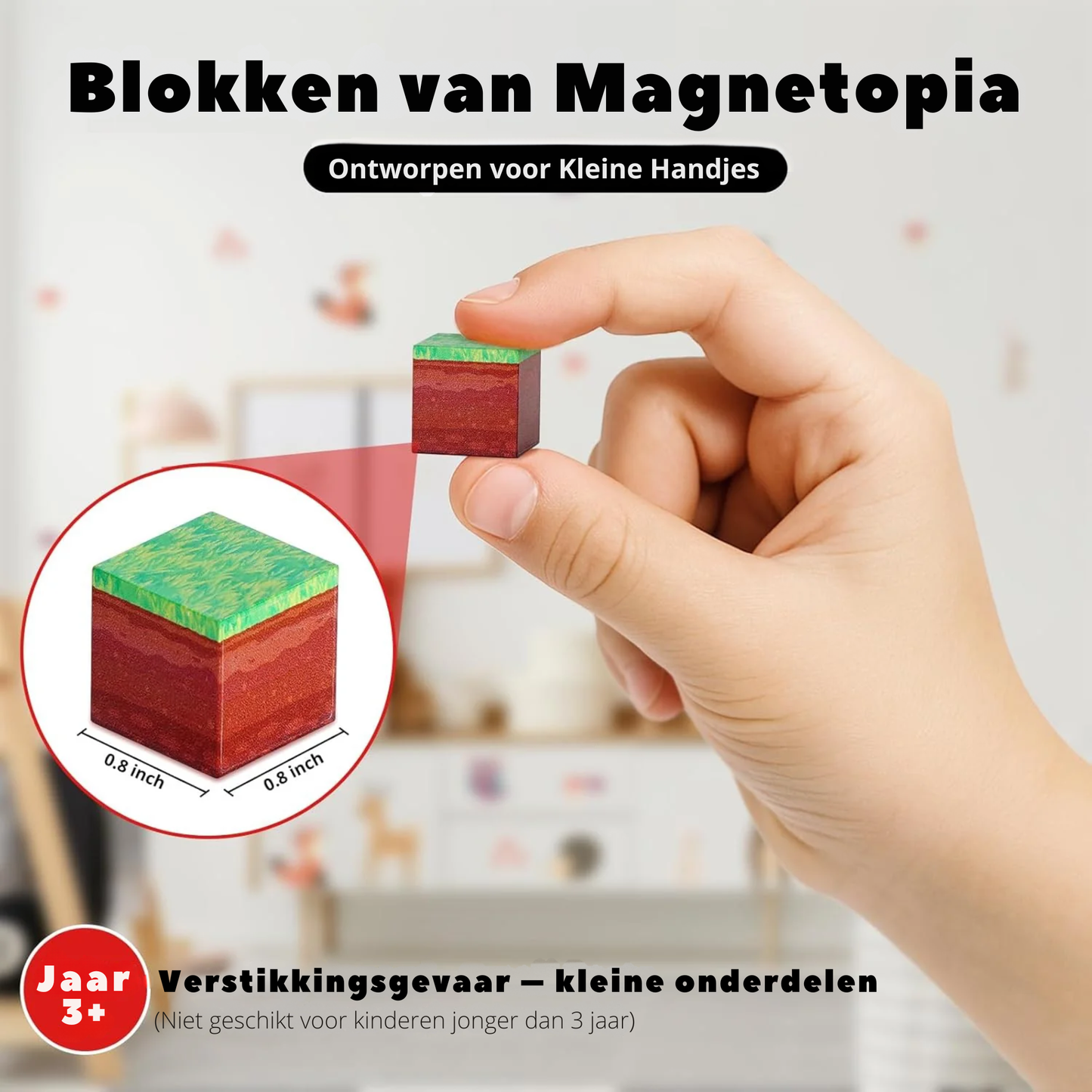 Suburb City - Magnetische Bouwtegels STEM Speelgoed | 2025 Dorpscollectie | 100–300 stuks | 2cm