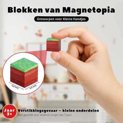 Suburb City - Magnetische Bouwtegels STEM Speelgoed | 2025 Dorpscollectie | 100–300 stuks | 2cm