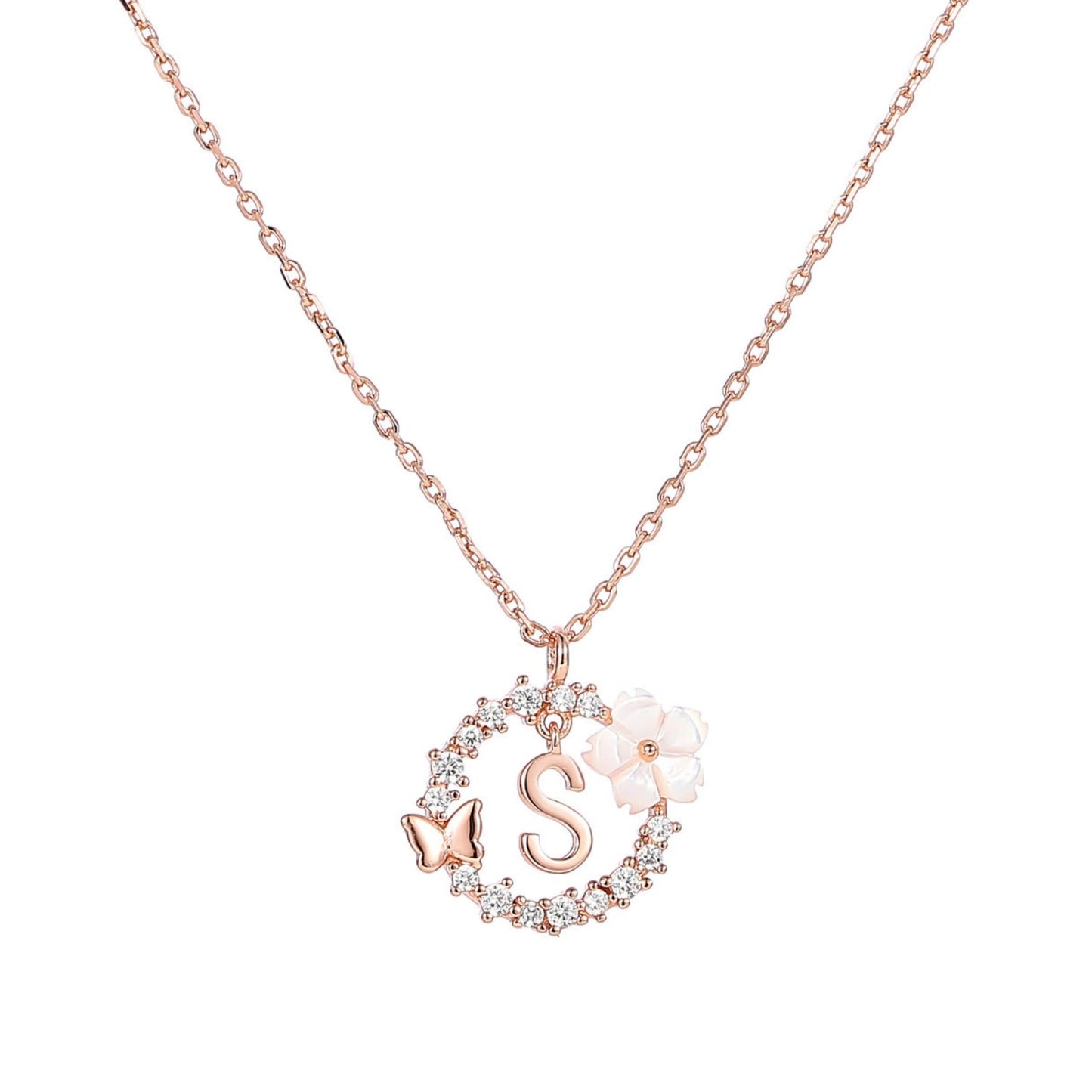 CharmGem | Sierlijke ketting met initiaal