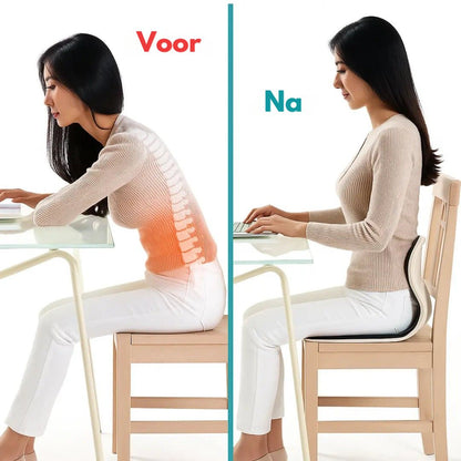 Ergonomische Comfortstoel | Verstelbare Rugsteun & Houdingscorrectie